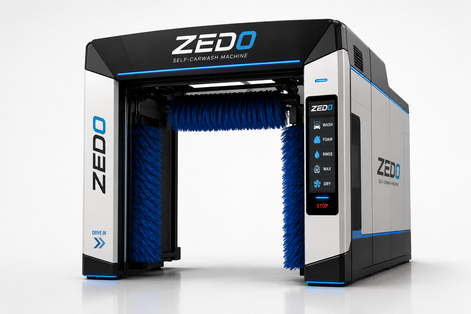 ZED0 self-service car wash machine